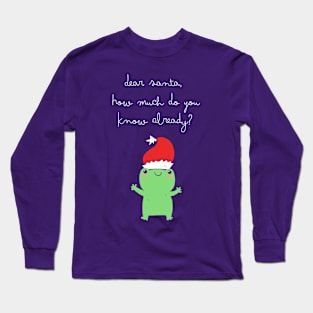 Dear Santa, How Much Do You Know Already Long Sleeve T-Shirt